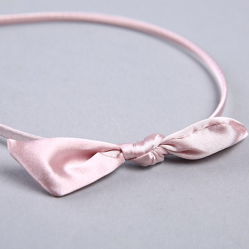 Korean minimalist Silk Ribbon Bow Headband custom head hoop YHHS03 fine jewelry4