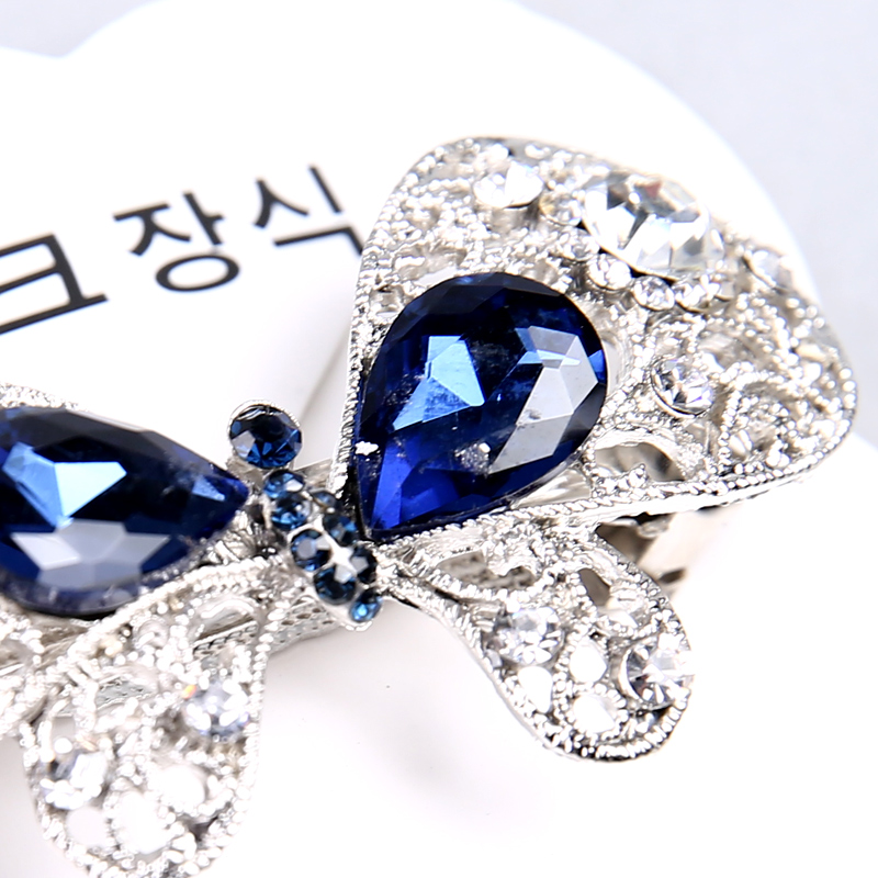 Korean fashion creative stick butterfly decoration fashion ladies hair accessories hairpin word folder YHHS424