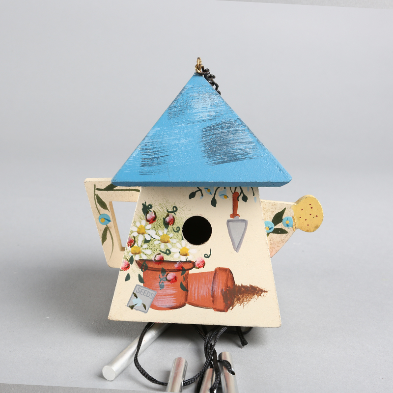 Fashion pastoral style wooden hut style Campanula decorative pendant FX-043585