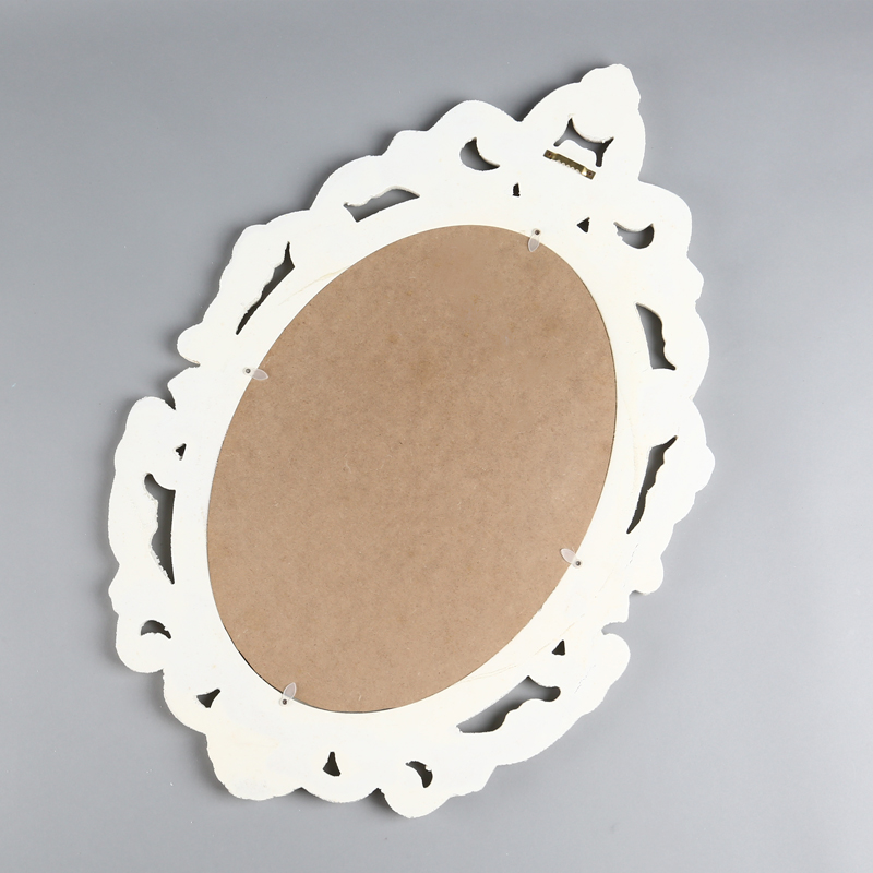 Fashion pastoral style wooden mirror decorative pendant FX-042734