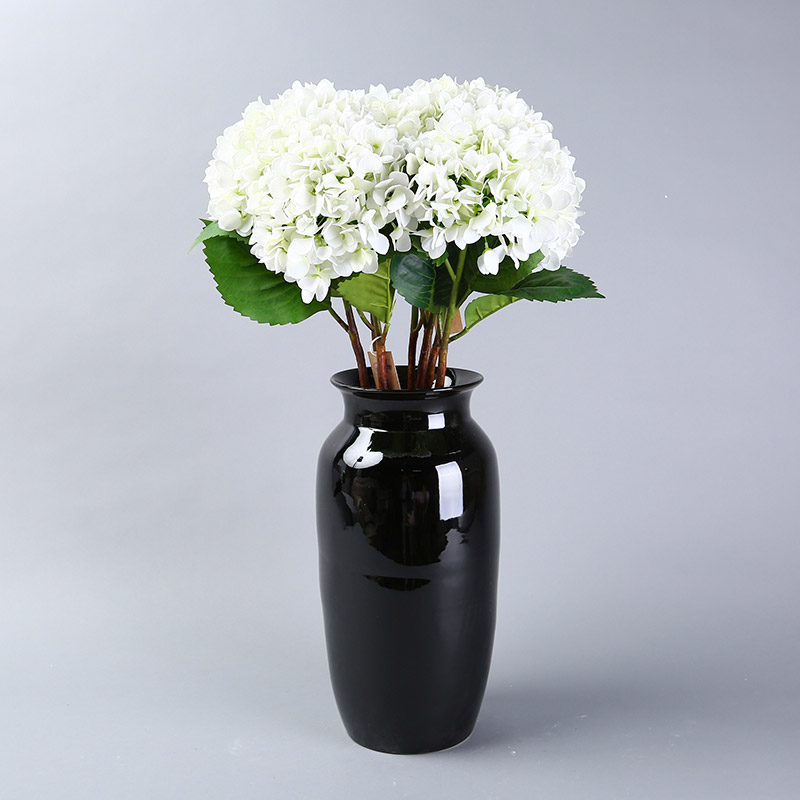 Advanced home interior simulation flower art 12 branch suit white 3D print rust ball room table home office sample room decoration flower FFHY101