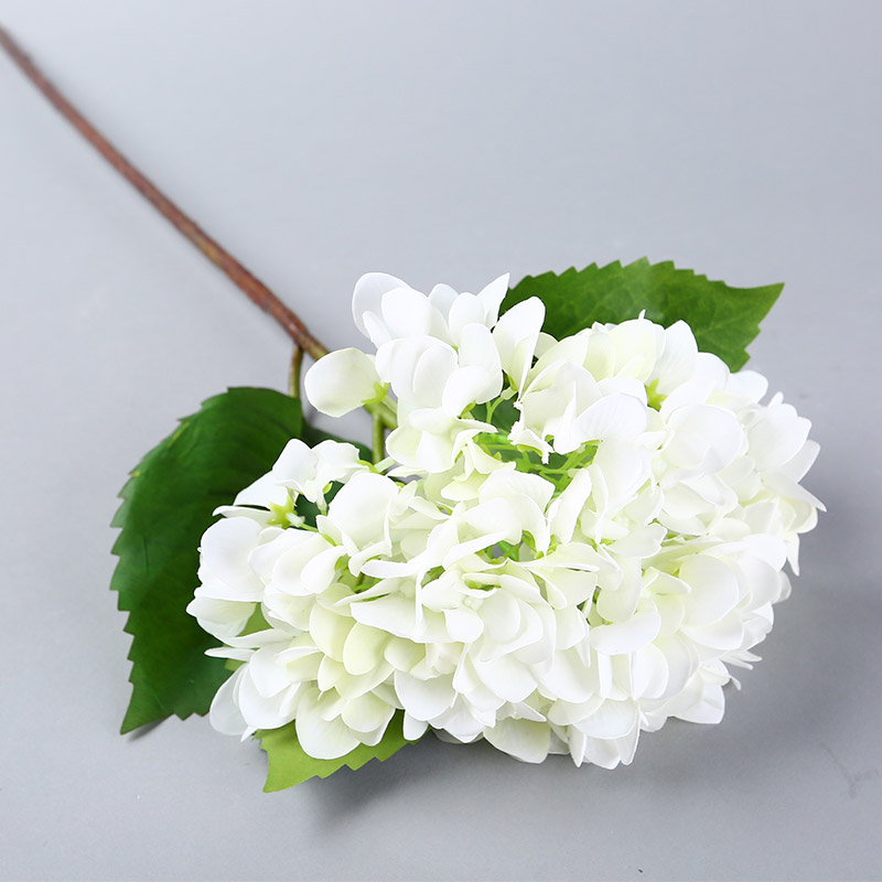 Advanced home interior simulation flower art 12 branch suit white 3D print rust ball room table home office sample room decoration flower FFHY105