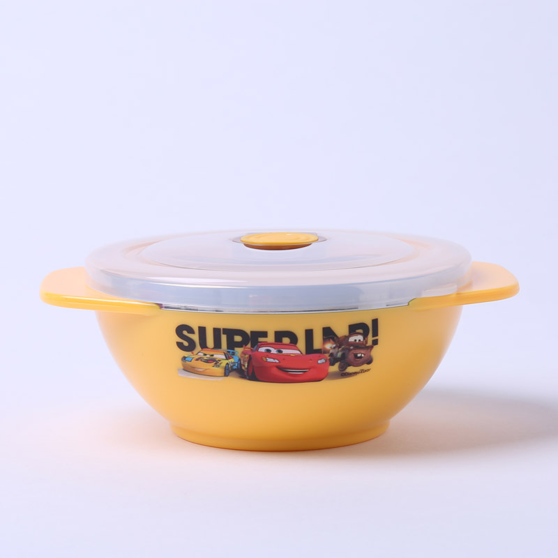 The children eat the soup bowl stainless steel baby child fall proof insulation tableware with a lid food bowl of WD-4866 (not invoice)2