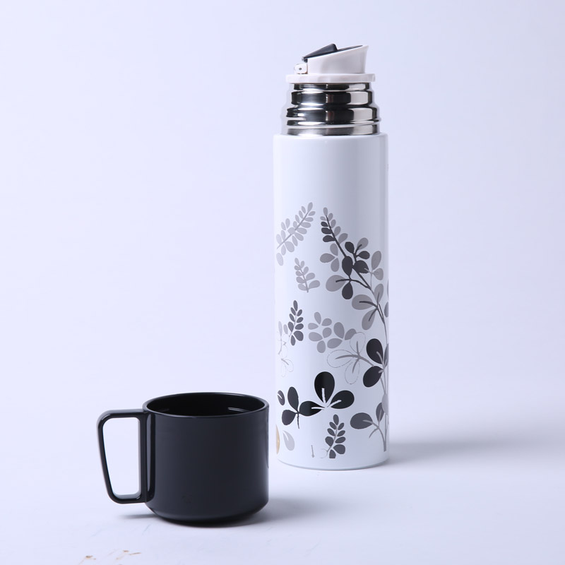 500ml portable vacuum insulation Cup large capacity portable leak proof water bottle water cup PJ-3239# (without invoice)6