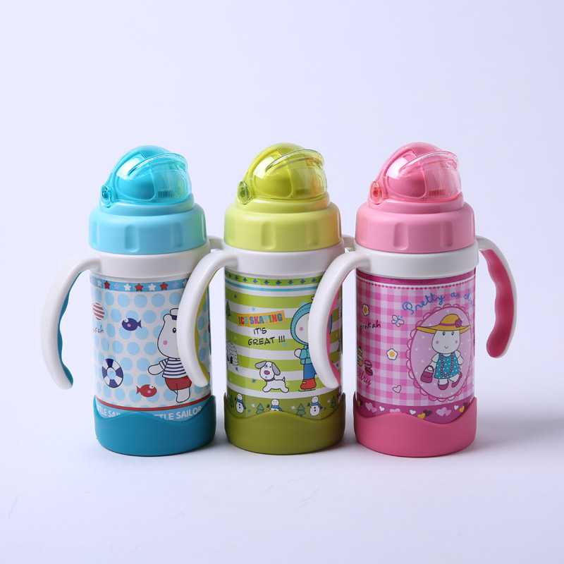 300ml children's drink cup lovely PP sucker learning water cup TMY-3220 (without Invoicing)1