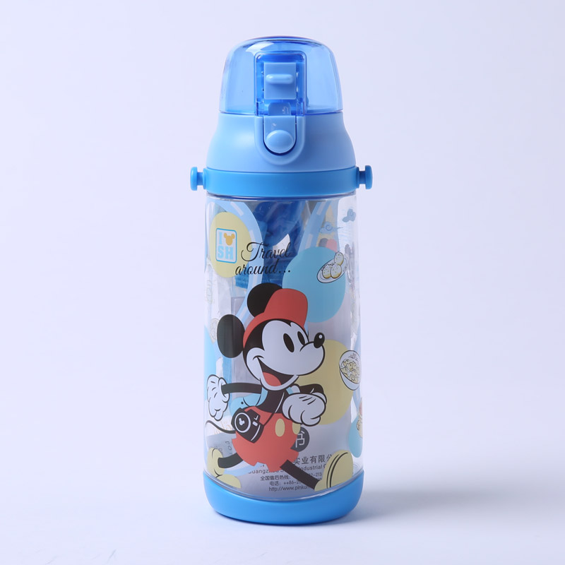 500ml children's cartoon plastic straight drink cup male ladies' portable cup water bottle WD-4252 (without Invoicing)3