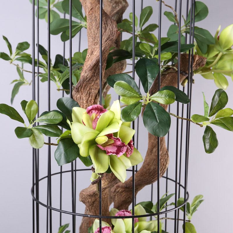 High home indoor indoor simulation flower cage hall table home office decoration flower FFHY792