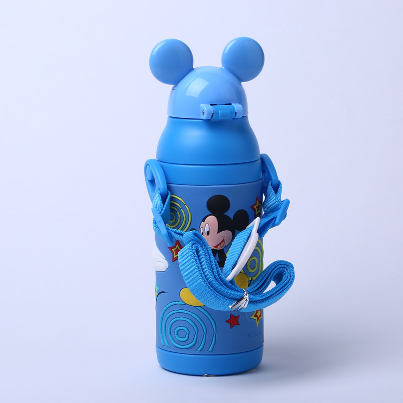 400ml a pot of dual purpose heat preservation cup Mickey cartoon, portable leak proof water cup WD-3440 cup (without invoice)5