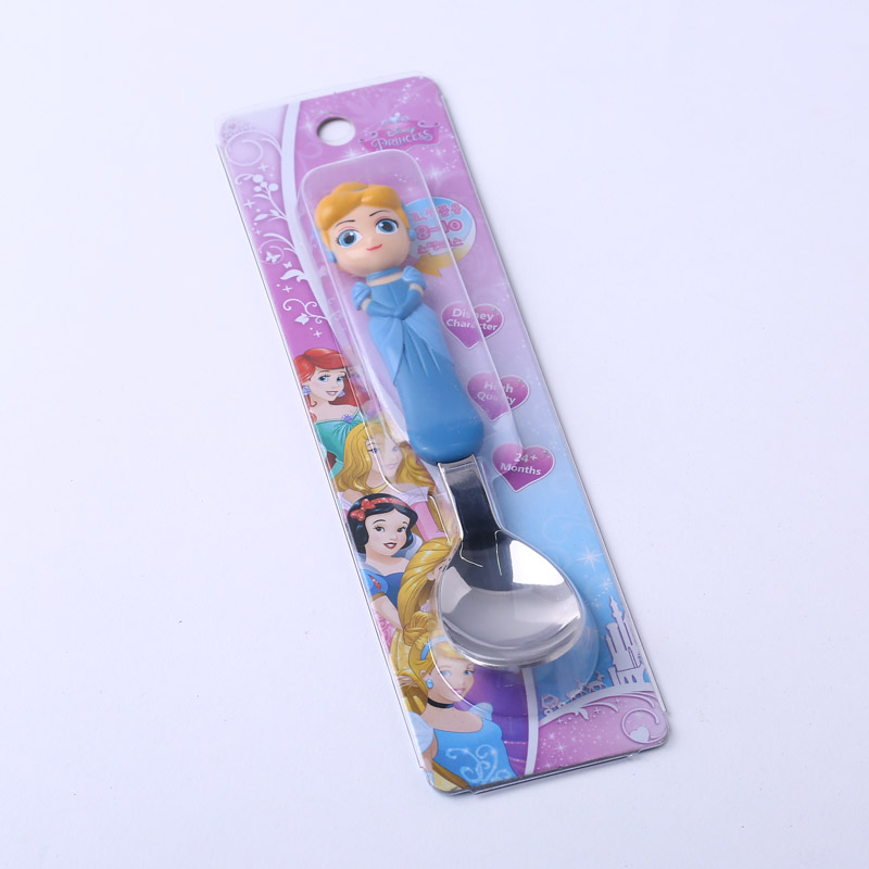 3D children tableware spoon Spoon Baby Training Fanshao children stainless steel spoon tableware DP2110 (not invoice)5