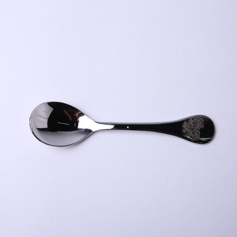 Food grade stainless steel spoon baby training Fanshao spoon DP2102 stainless steel tableware (children not invoice)4