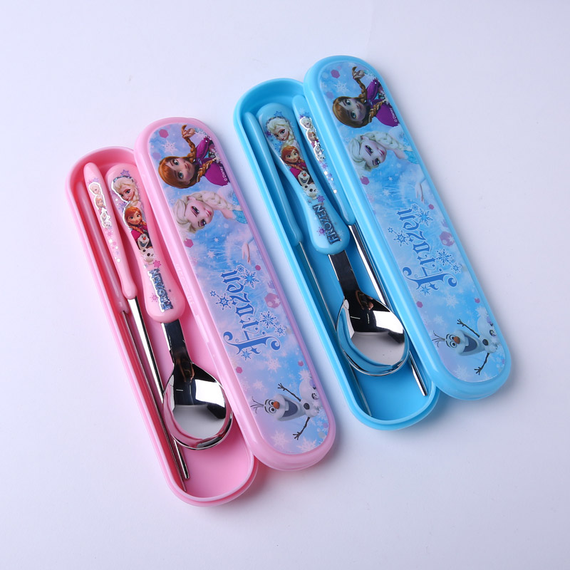 Spoon chopsticks box suit food class chopsticks children training chopsticks children chopsticks spoon tableware DP2053 (without Invoicing)2