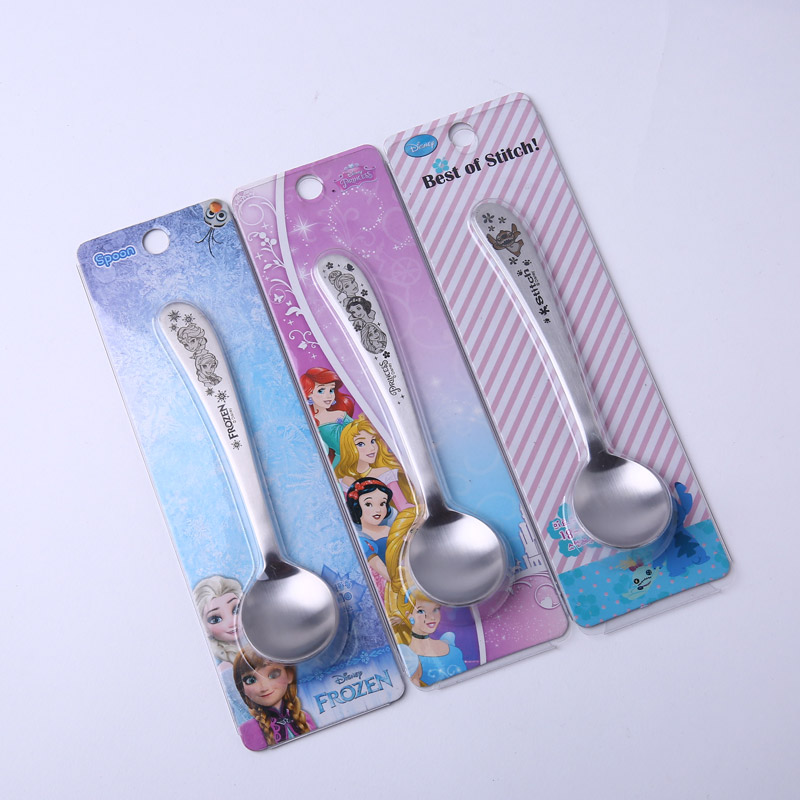 Food grade stainless steel spoon baby training Fanshao spoon DP2084 stainless steel tableware (children not invoice)1