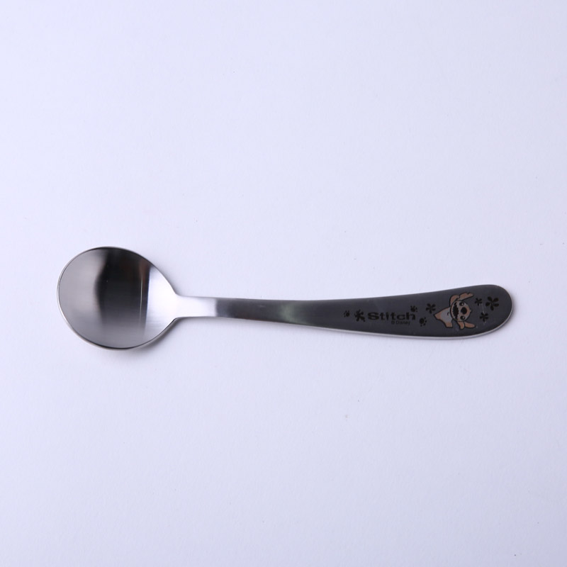 Food grade stainless steel spoon baby training Fanshao spoon DP2084 stainless steel tableware (children not invoice)4