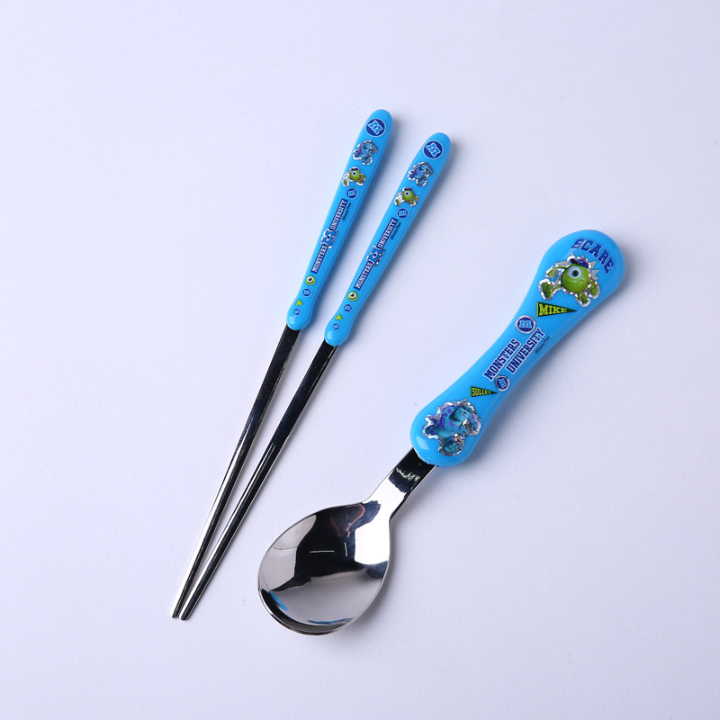 Spoon chopsticks set baby training Fanshao children spoon tableware DP2116 (not invoice)2