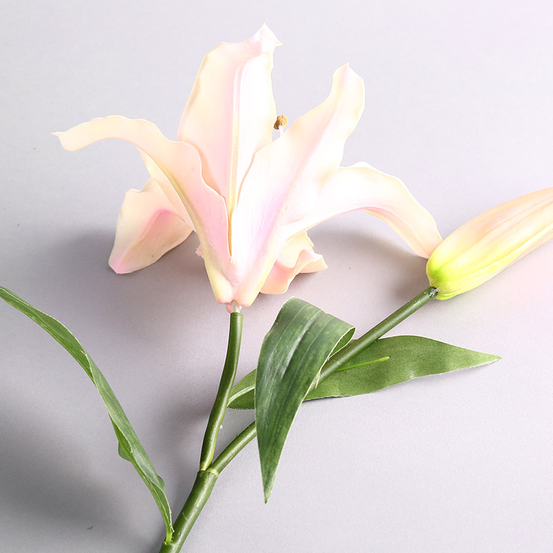 Simulation flower PU lilies home indoor simulation flower art hall table home office room decoration flower simulation flower simulation flower RYYP155