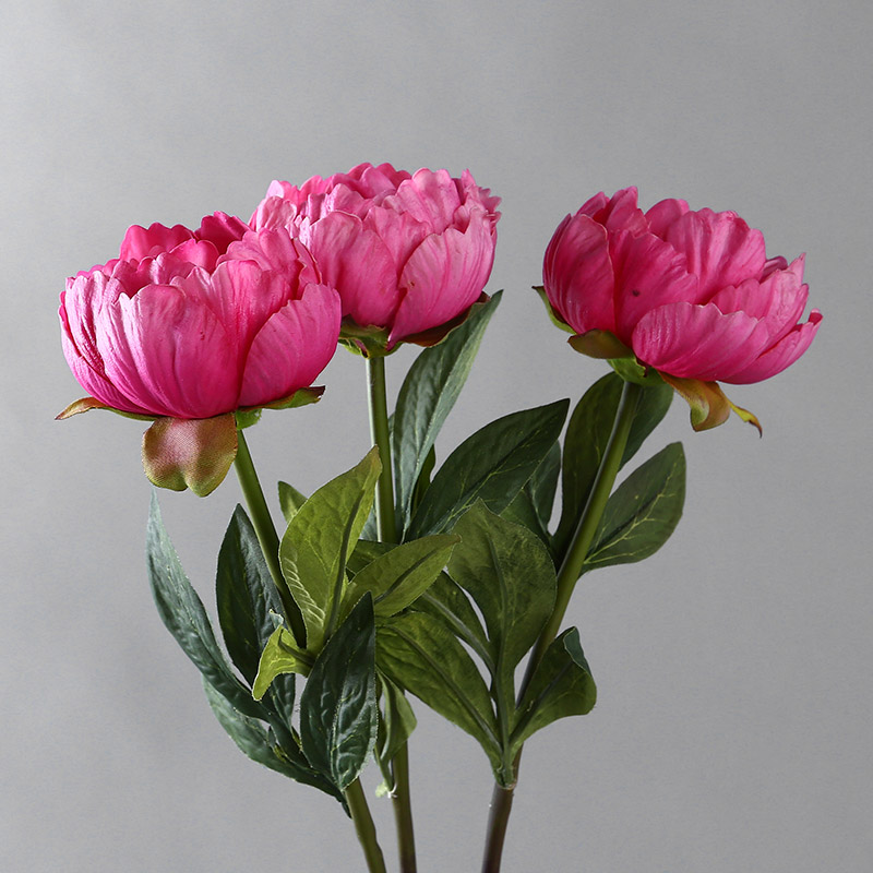 Simulation flower small peony (red) home indoor simulation flower room table home office room decoration flower simulation flower simulation flower RYYP724