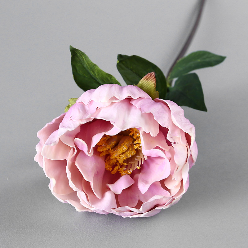 Simulation flower small peony (light purple) home indoor simulation flower room table home office room decoration flower simulation flower simulation flower RYYP745