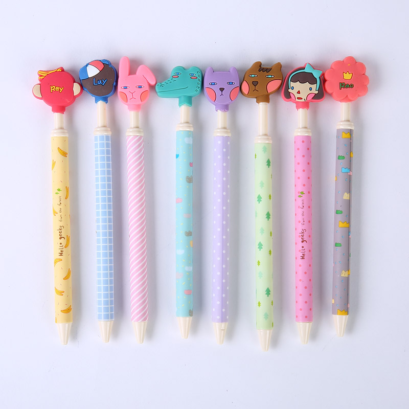 Creative stationery cartoon small animal M-36 ball pen pupil children junior high school students learning prize stationery MDWJ172