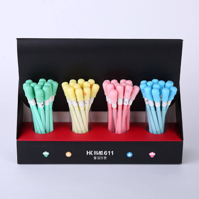 Creative stationery cute little expression pen children junior high school students learning prize stationery MDWJ091