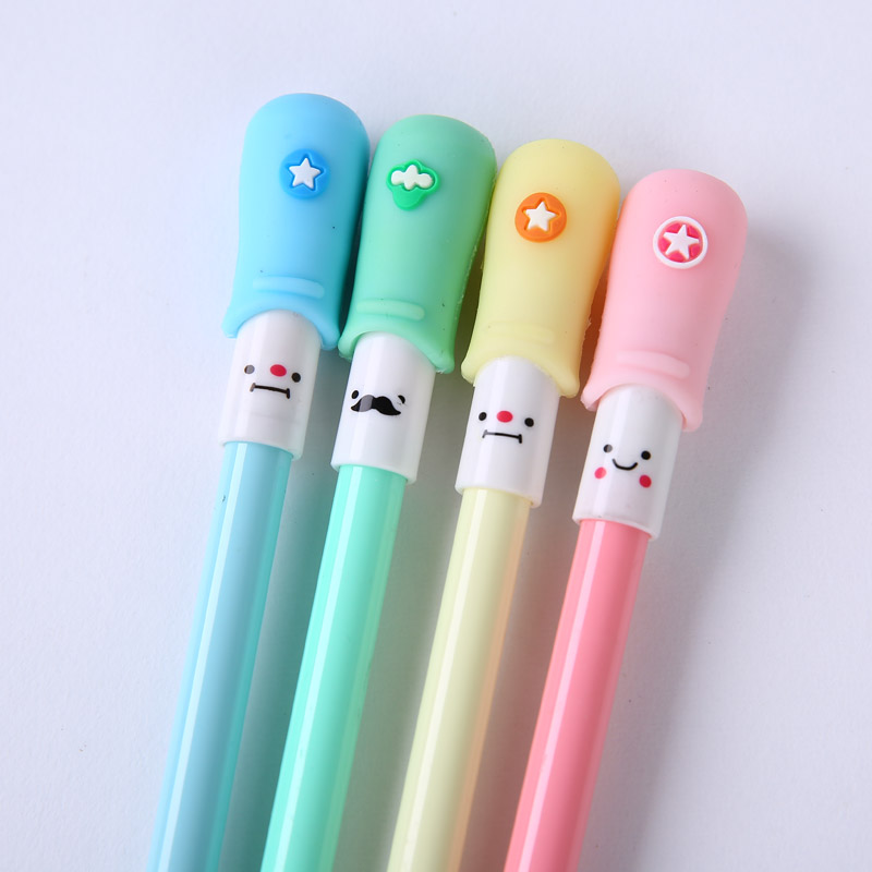 Creative stationery cute little expression pen children junior high school students learning prize stationery MDWJ093