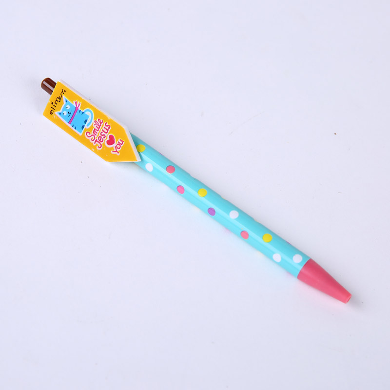 Creative cartoon stationery 500 flower ball pen pupil children junior high school students learning prize stationery MDWJ422