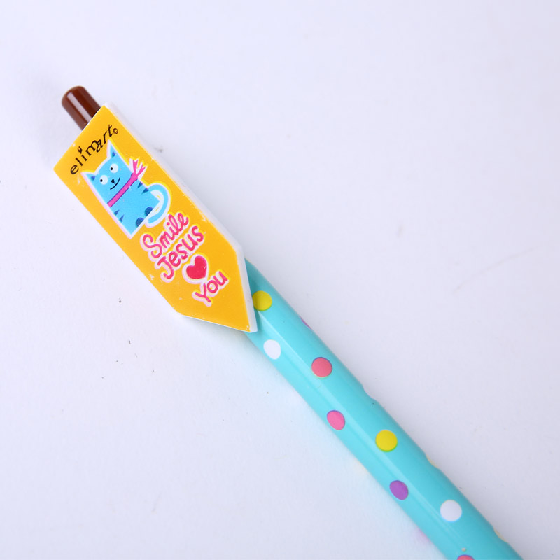 Creative cartoon stationery 500 flower ball pen pupil children junior high school students learning prize stationery MDWJ423