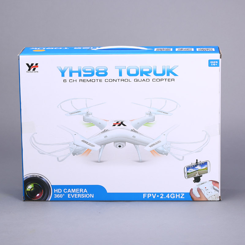 Remote control WIFI band image transmission high definition lens four axis aircraft YH051