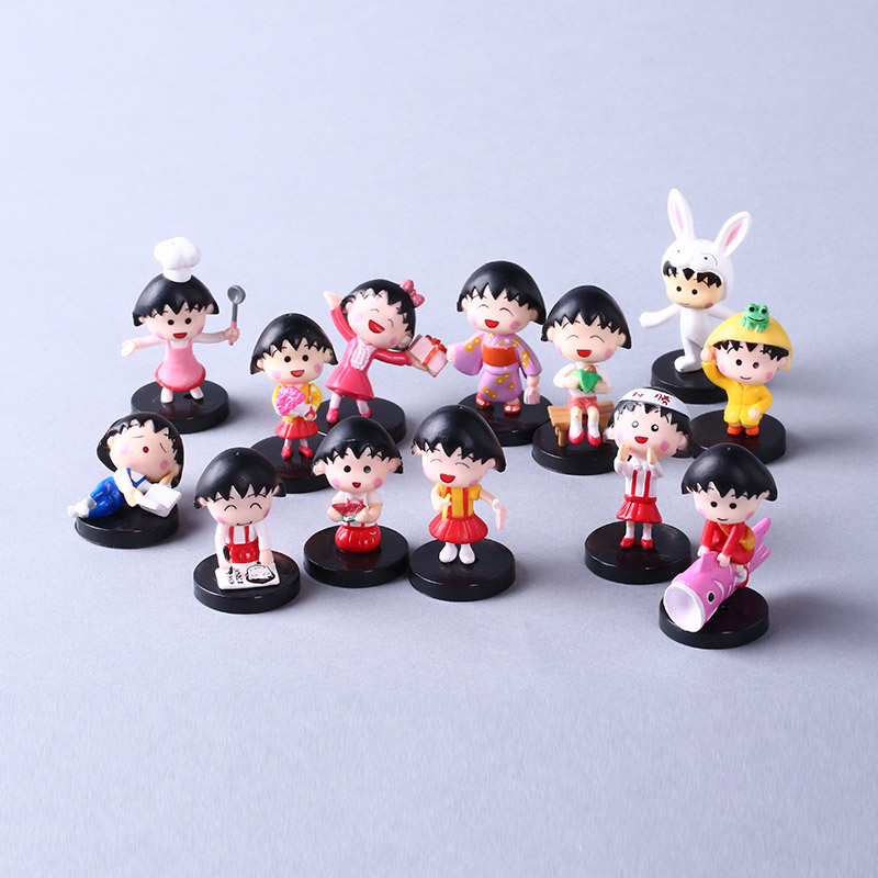 Chibi Maruko ornaments 13 piece multivariant style doll ornaments HAPPYDM23 / ball1