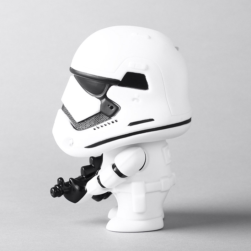 List of Star Wars E7 head white pawn piggy bank creative gift set model HAPPYDM062