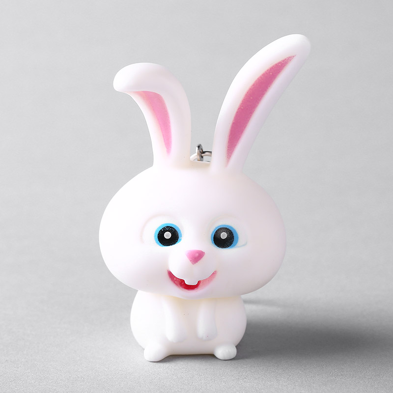 The small white rabbit buckle car key home decoration gift lovers HAPPYDM091