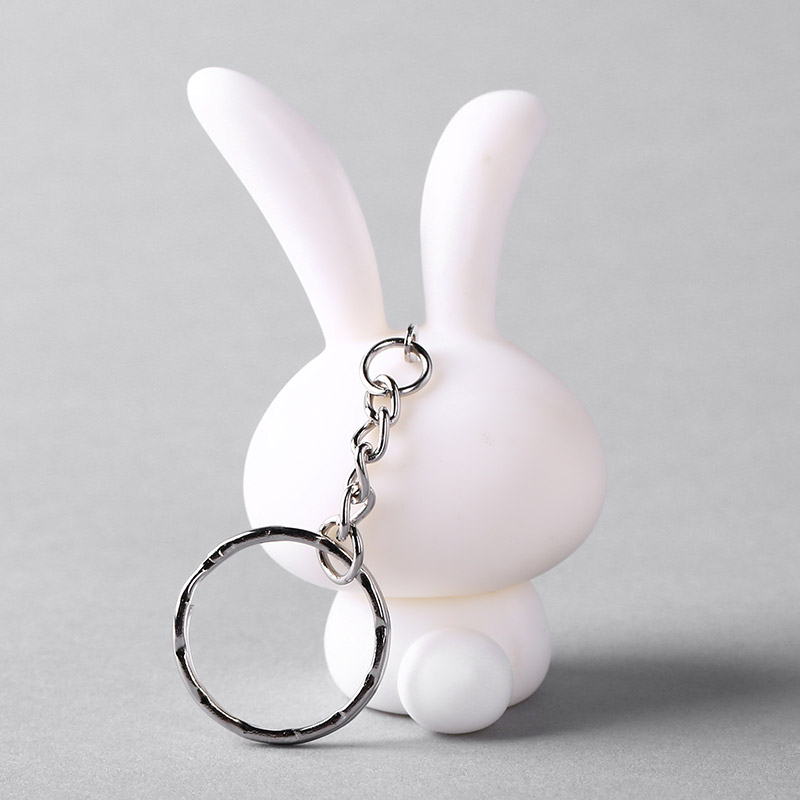 The small white rabbit buckle car key home decoration gift lovers HAPPYDM093