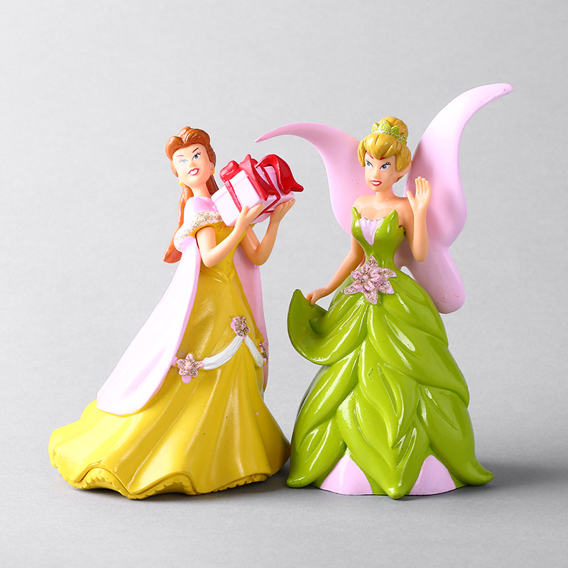 Disney Princess Mermaid Fairy Wings 6 piece model birthday gift creative ornaments HAPPYDM192