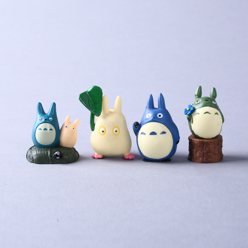 10 a lot of cat micro landscape moss resin Totoro cartoon toy doll accessories decoration HAPPYDM215