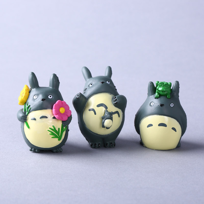 10 the 2 generation of a lot of cat moss Totoro cartoon toy doll accessories micro landscape decoration HAPPYDM242