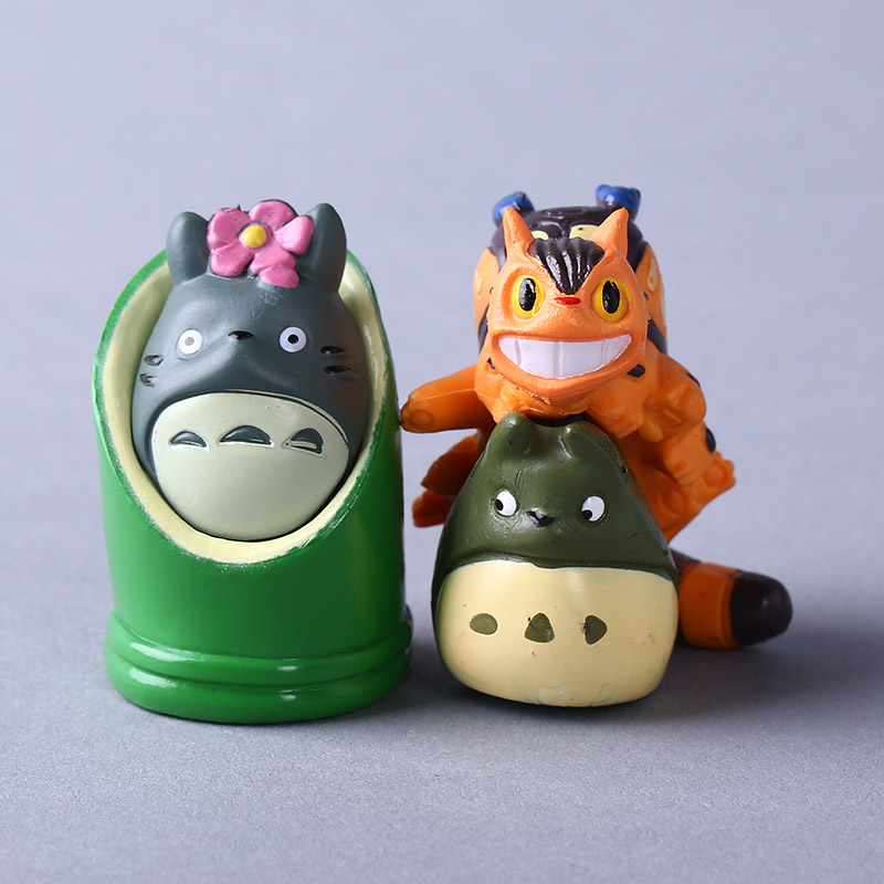 10 the 2 generation of a lot of cat moss Totoro cartoon toy doll accessories micro landscape decoration HAPPYDM245