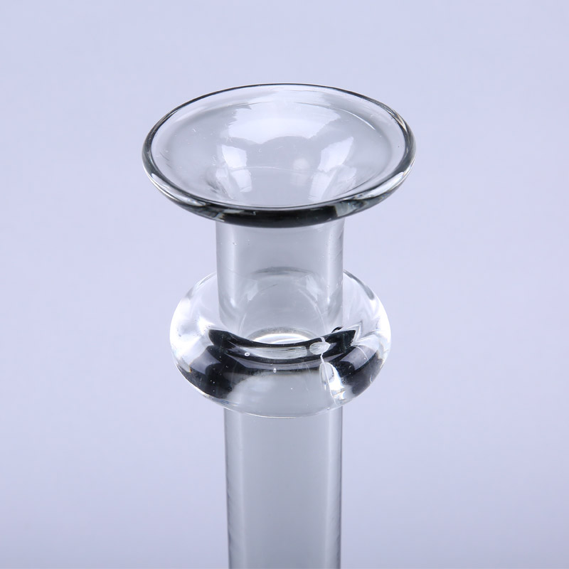 Simple gray glass vase flower Home Furnishing decorative glass bottles decoration crafts YL115