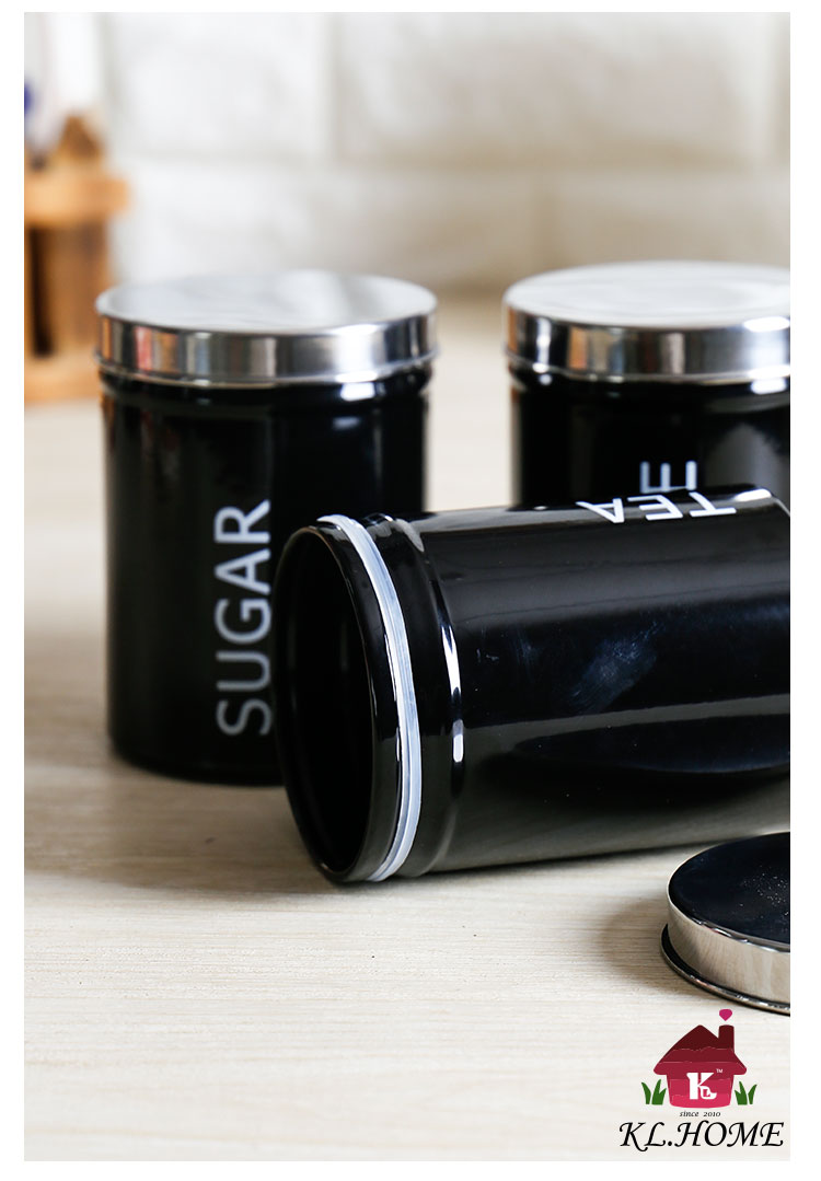 Carrier fashion black high quality confectionery canister13