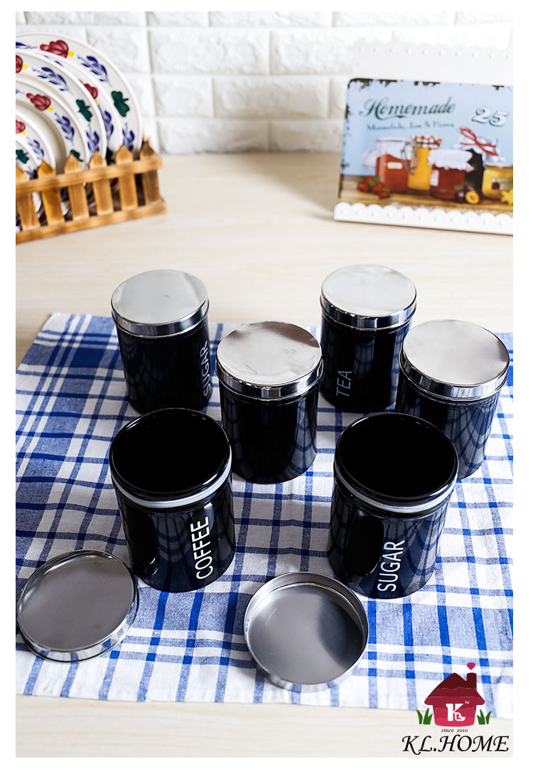 Carrier fashion black high quality confectionery canister12