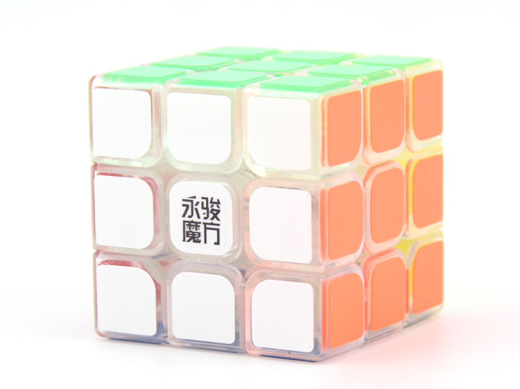 Genuine demon Guanlong three order cube cube Yongjun 3 order transparent Guanlong3