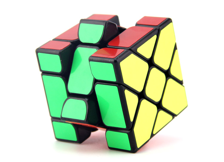 The new black cube shaped edge shift ennova professional special-shaped Puzzle Cube4