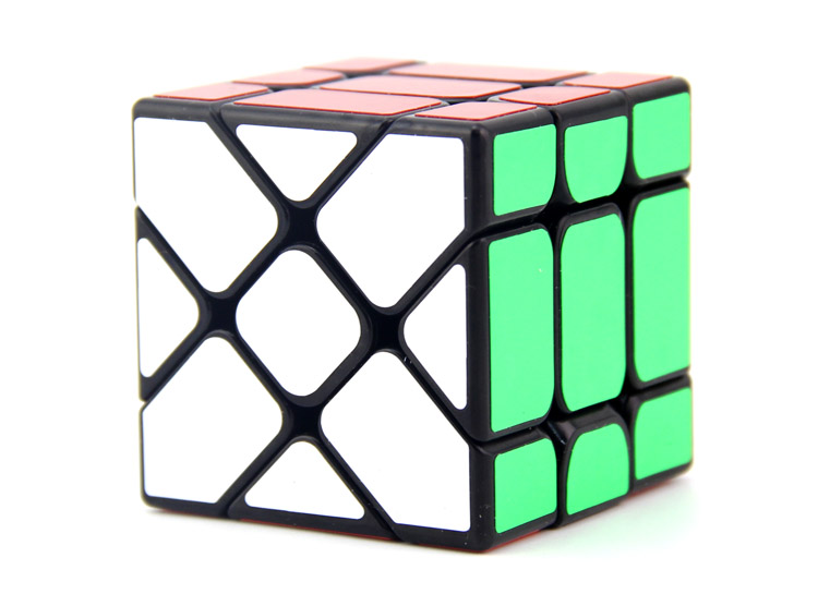 The new black cube shaped edge shift ennova professional special-shaped Puzzle Cube2