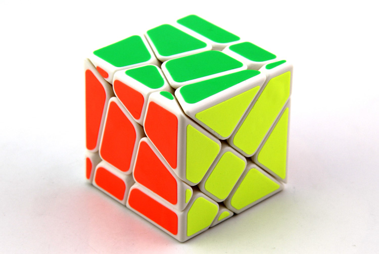 [demon crazy white cube edge shift ennova] YJ professional shaped 3 order crazy edge shift cube2