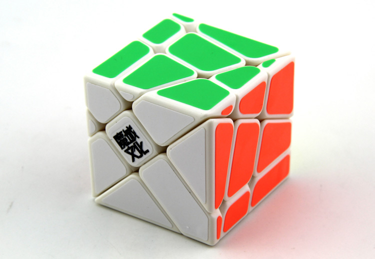 [demon crazy white cube edge shift ennova] YJ professional shaped 3 order crazy edge shift cube1