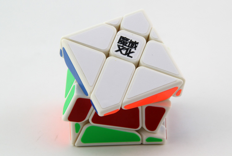 [demon crazy white cube edge shift ennova] YJ professional shaped 3 order crazy edge shift cube6