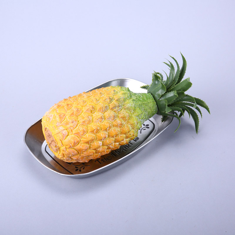 Feel pineapple creative photography store props ornaments simulation kitchen cabinet simulation fruit / food vegetable decor HPG321