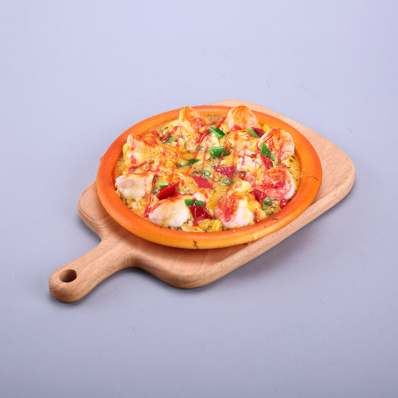 7 inch pizza creative photography store props ornaments simulation kitchen cabinet fruit / food vegetable decorations HPG07 simulation1