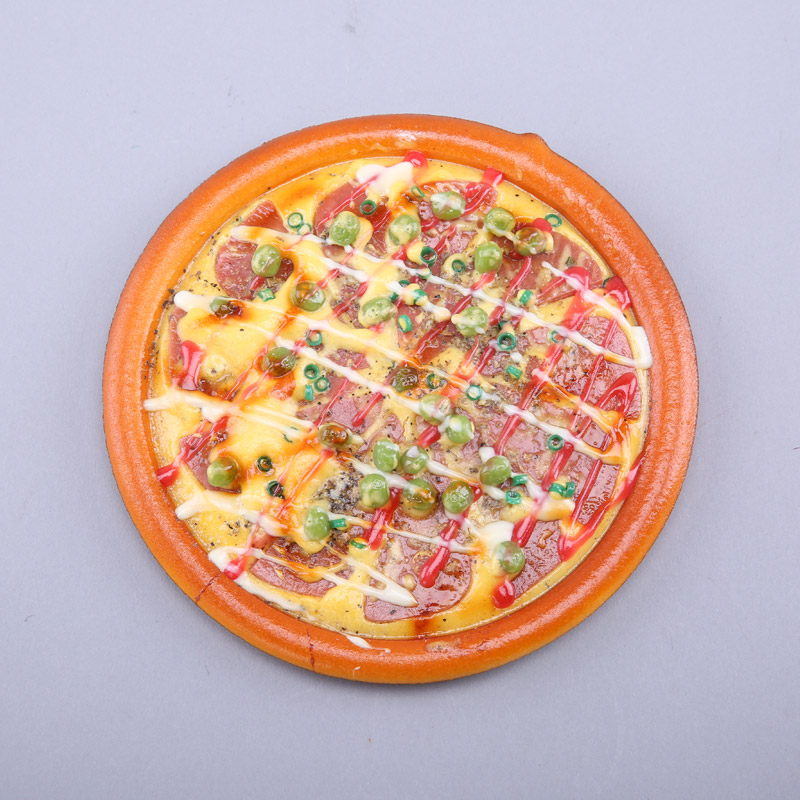 7 inch pizza creative photography store props ornaments simulation kitchen cabinet fruit / food vegetable decorations HPG01 simulation1