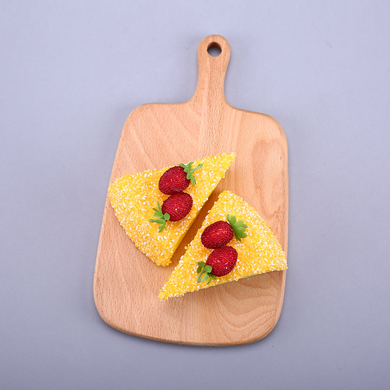Triangle corn cake decoration photography creative simulation store props kitchen cabinet fruit / food vegetable decorations HPG10 simulation2