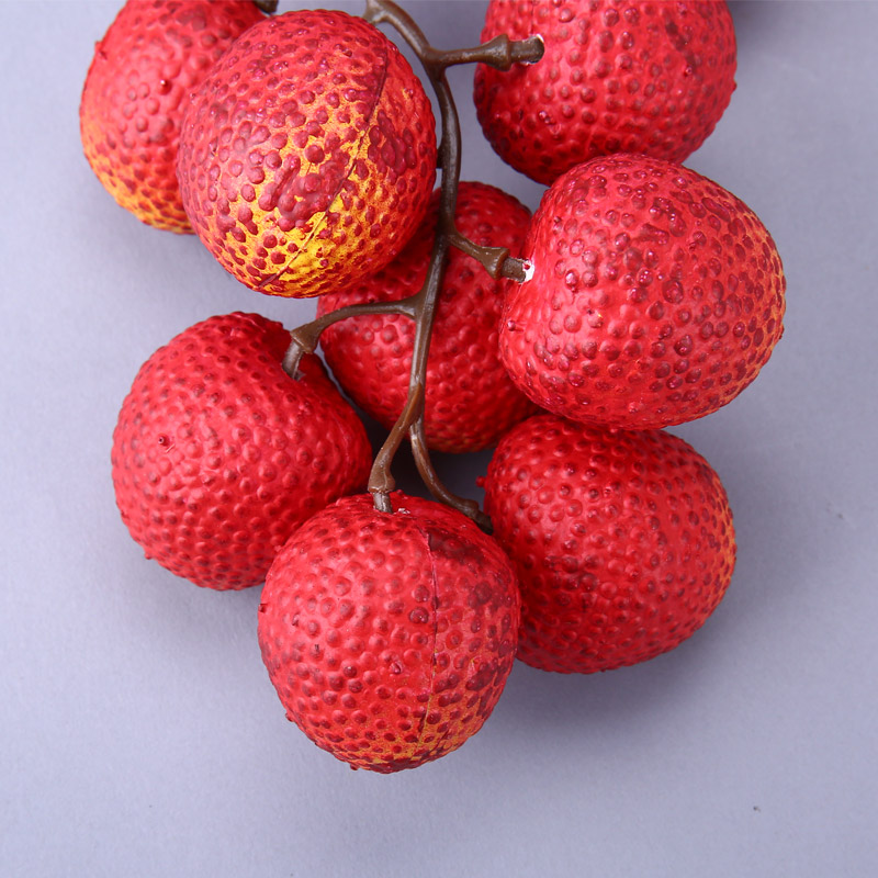 Litchi creative photography store props ornaments simulation kitchen cabinet simulation fruit / food vegetable decor HPG425