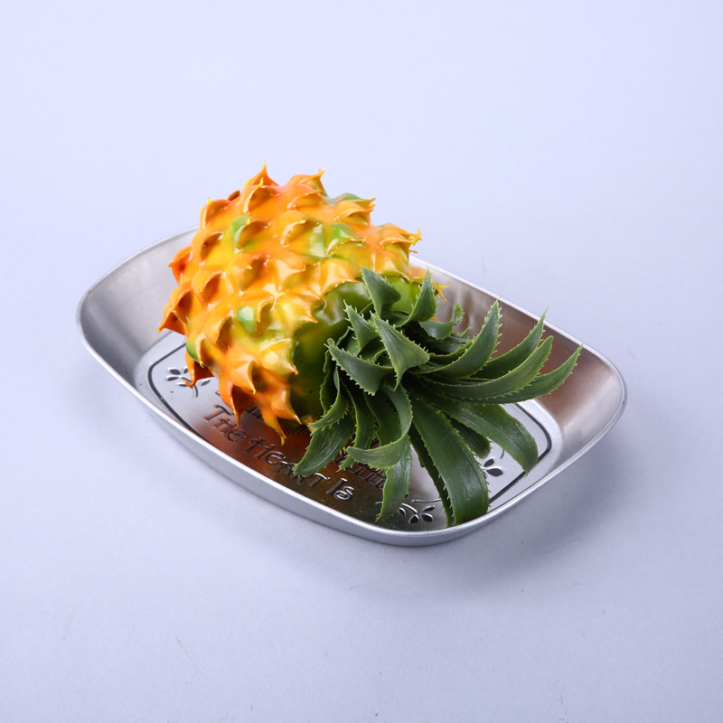 PU creative photography store props ornaments simulation pineapple fruit / vegetable food kitchen cabinet simulation decor HPG341